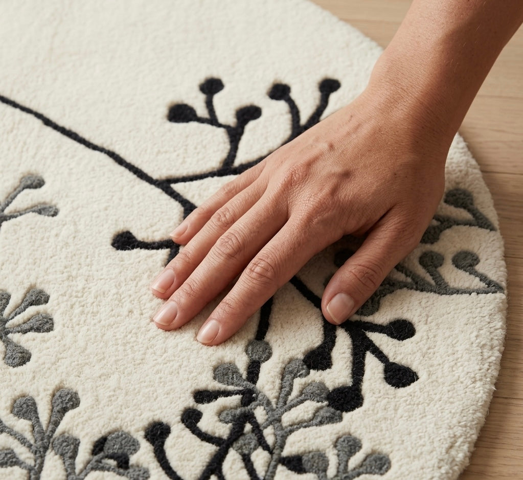 Barn Empire Scroll Round Rugs