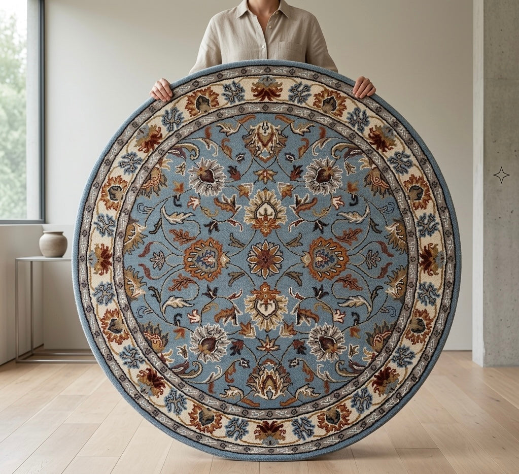 Noor-e-Zahan Round Rugs
