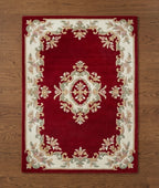 Persian-style Floral Medallion Rug.