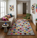 Hand-Tufted 3D Popcorn Dot Rug