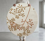 Aasvi Round Hand-Tufted Wool Rug