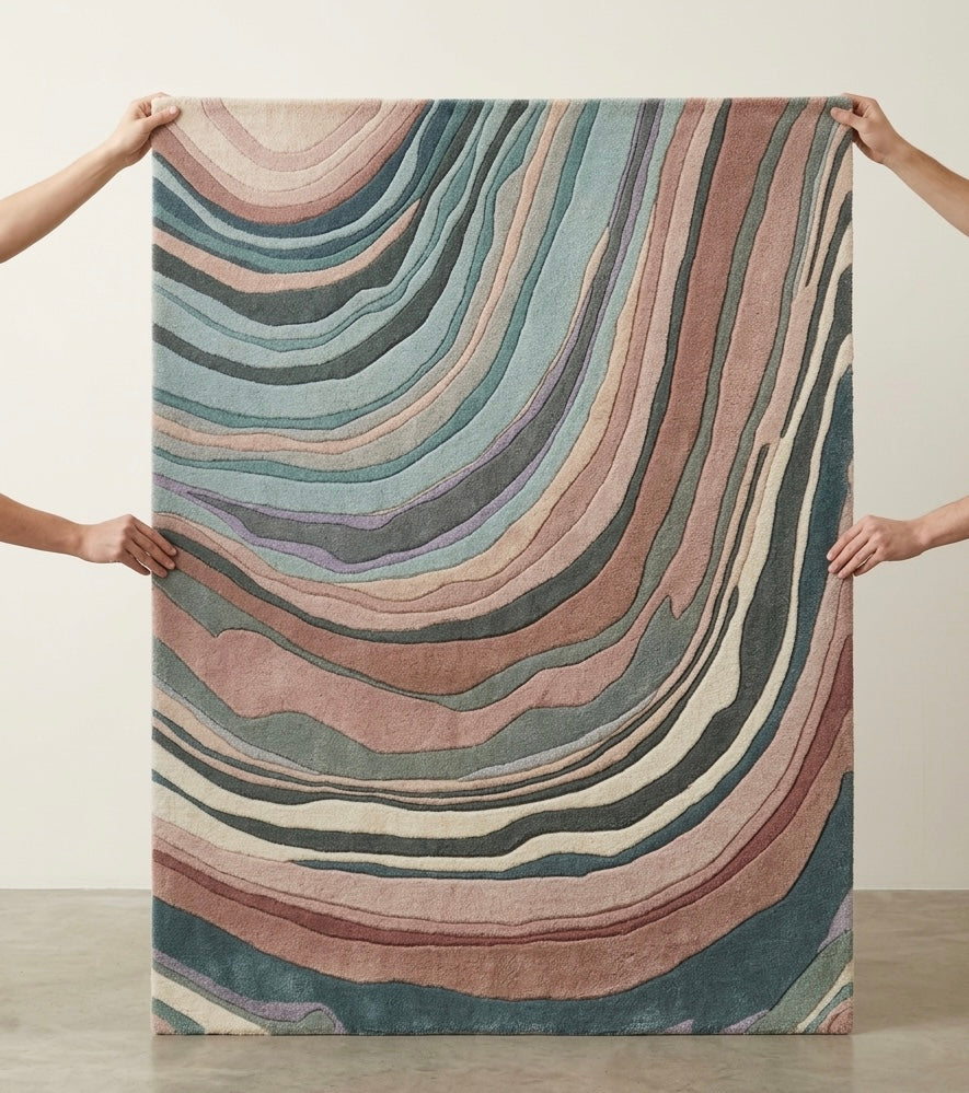 The Agate Drift Handtufted Rugs