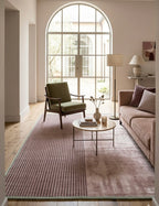 Duo Stripe Hand-Tufted Viscose Rug