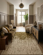 Hand-Tufted Forest Moss Waterfall Rug
