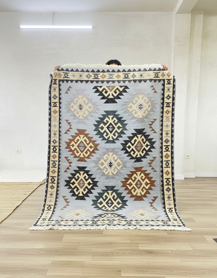 Anatolian Crest Dhurrie