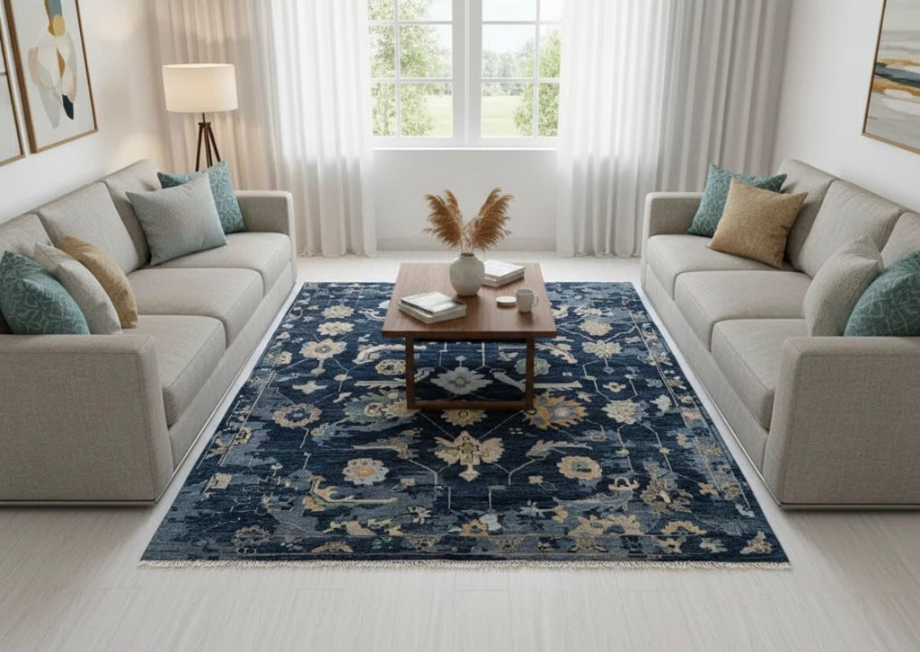 Indigo Calm Rug