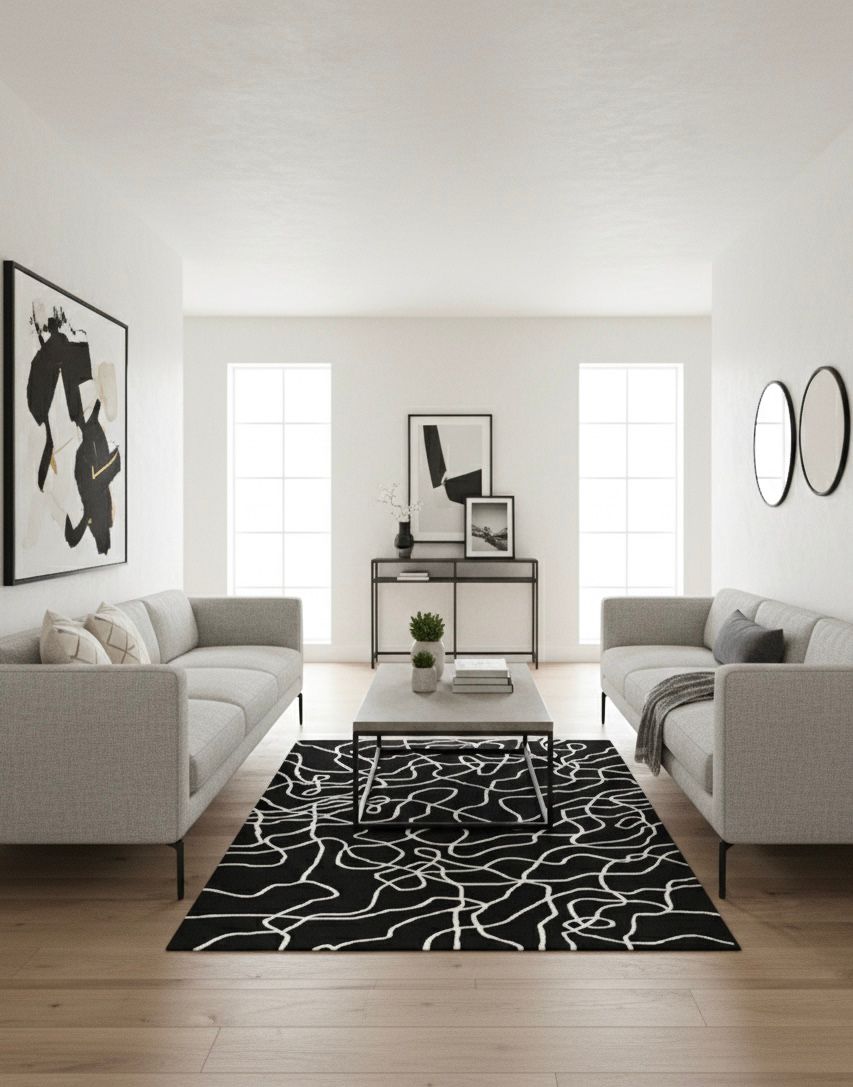 White Noise Rug