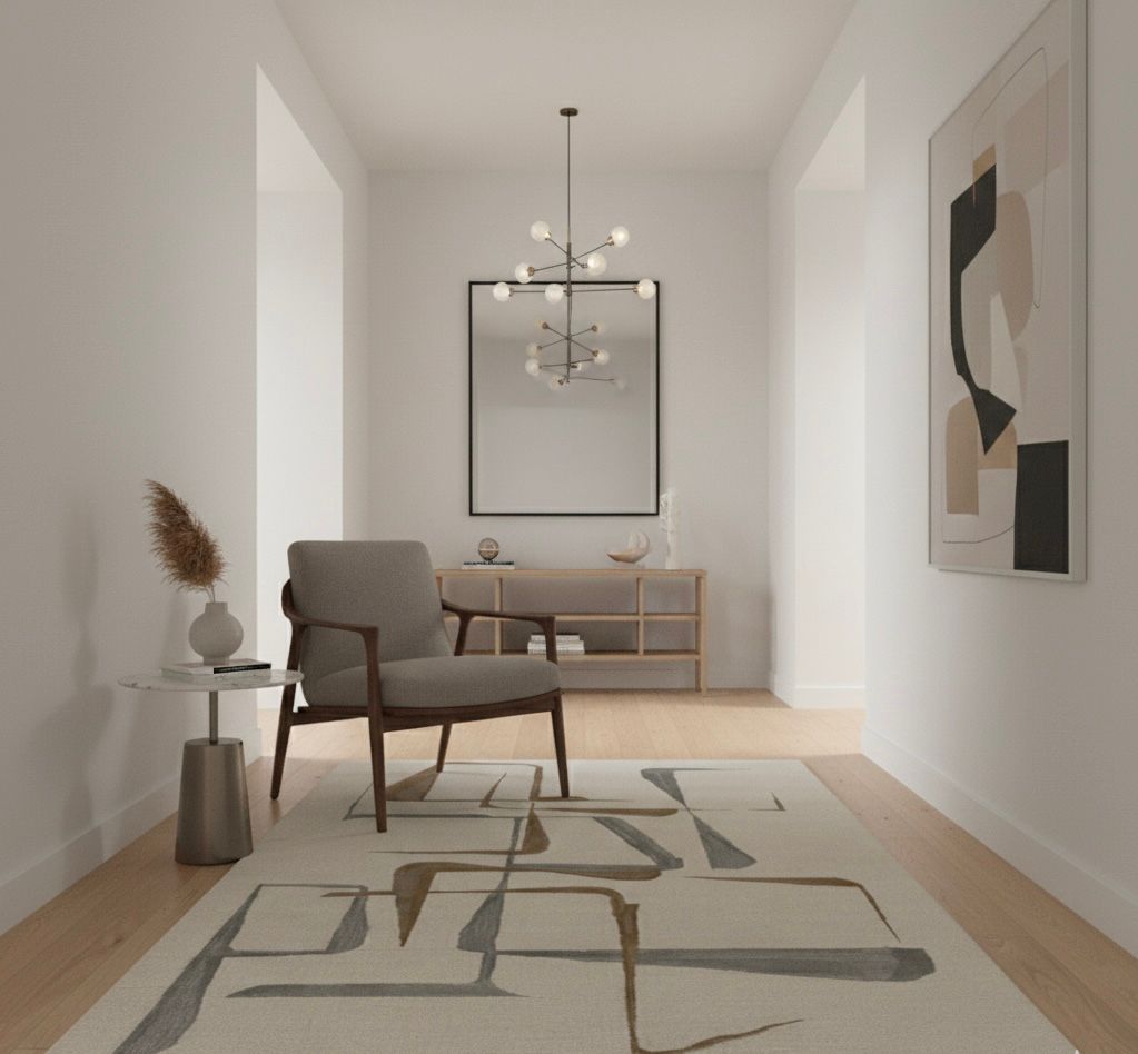 Silent Strokes Rug