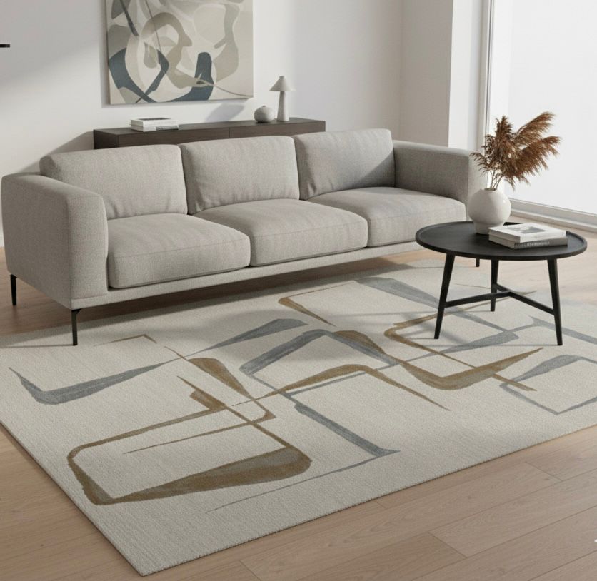 Silent Strokes Rug