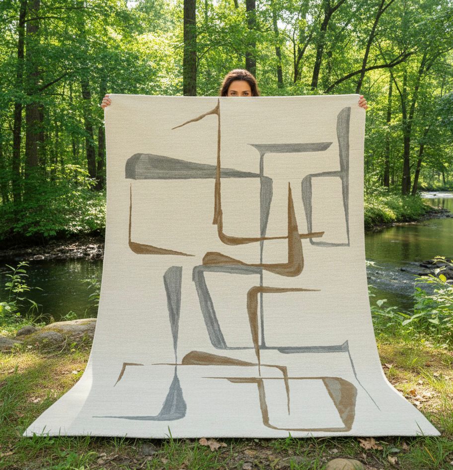 Silent Strokes Rug