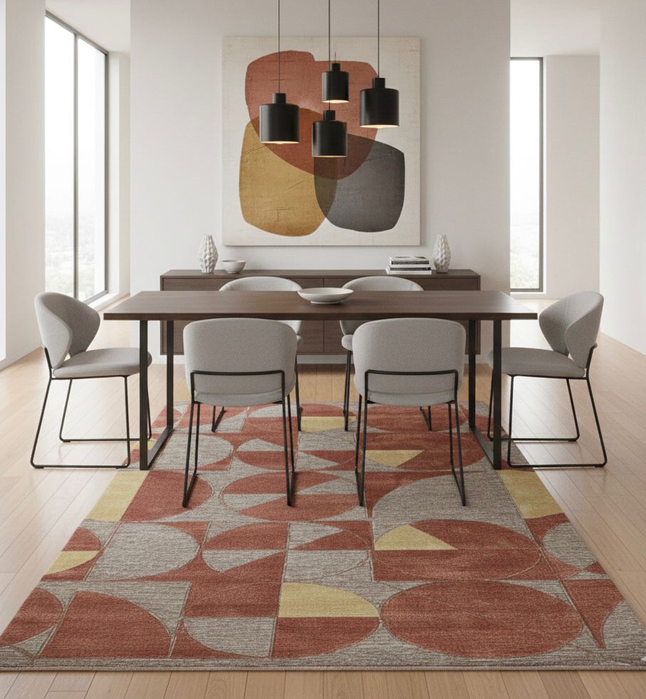 Arc & Block Rug