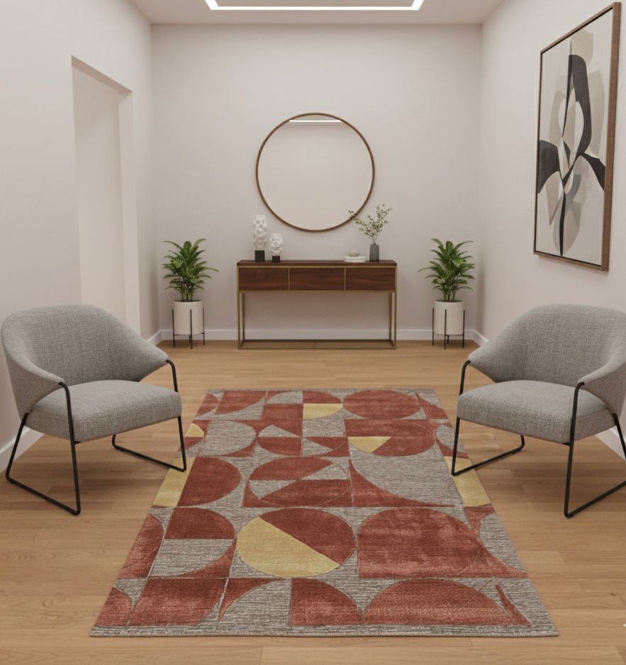 Arc & Block Rug