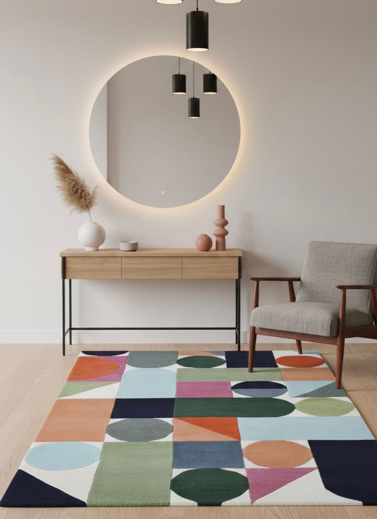 Bauhaus Grid Rug