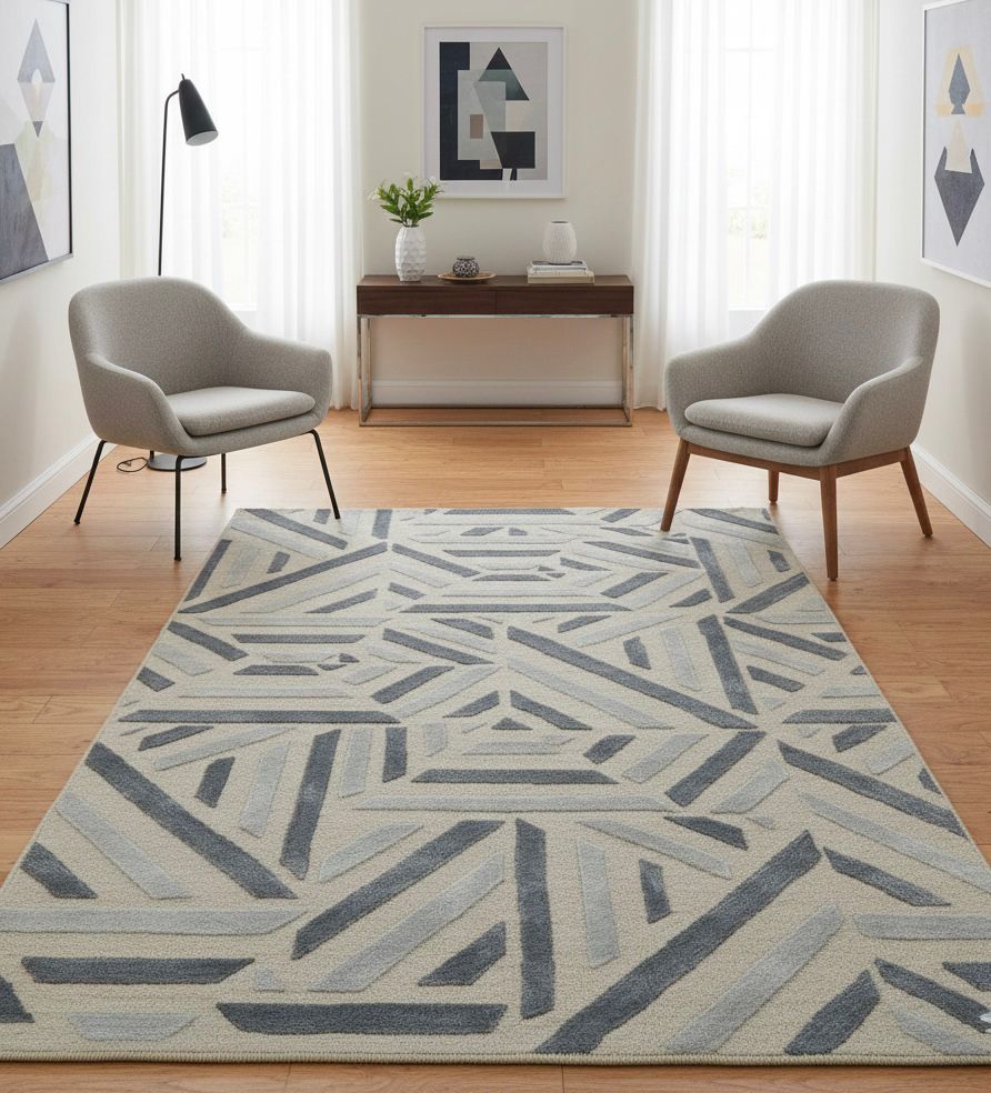Nordic Curve Rug