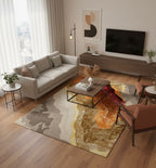 Red Strata Rug