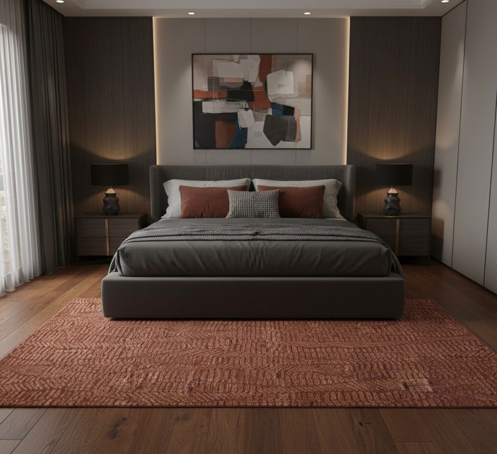 Rust Field Rug