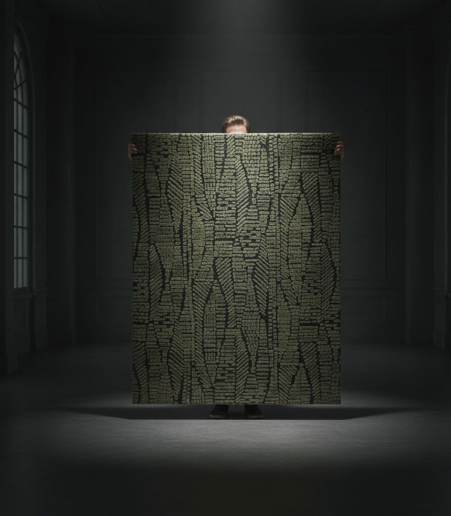 Moss Grid Rug