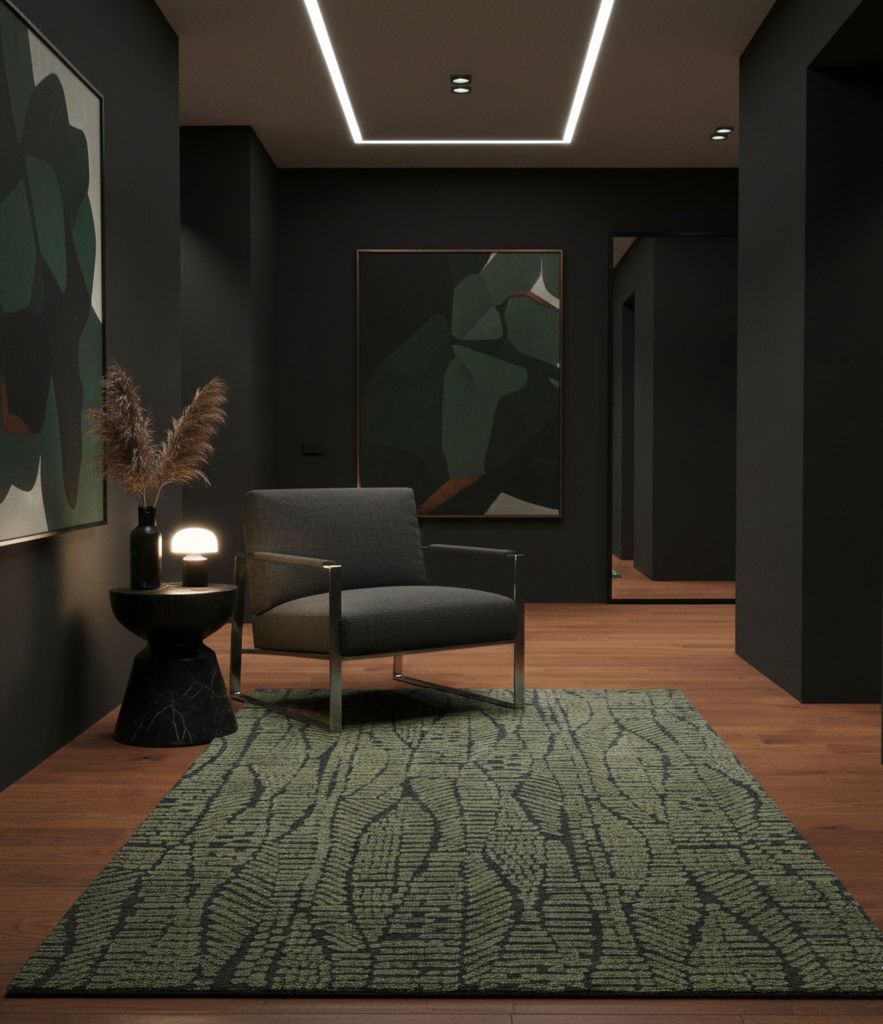 Moss Grid Rug