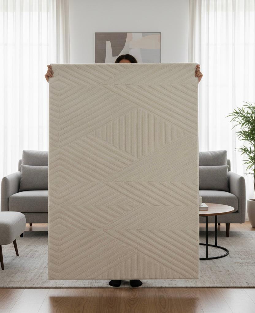 Relief Grid Rug