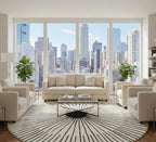 Solar Flare Round Rugs