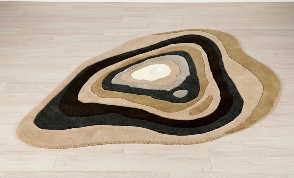 Coffee Spill Luxe Irregular Rugs