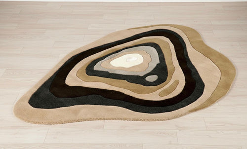 Coffee Spill Luxe Irregular Rugs