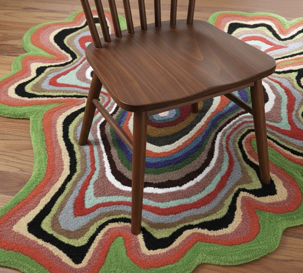 The Melting Spectrum Irregular Rugs