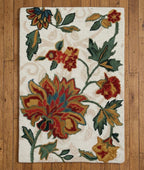 Jacobean Floral Handtufted Rugs