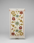 Hand-Woven Floral Vine Dhurrie Rugs