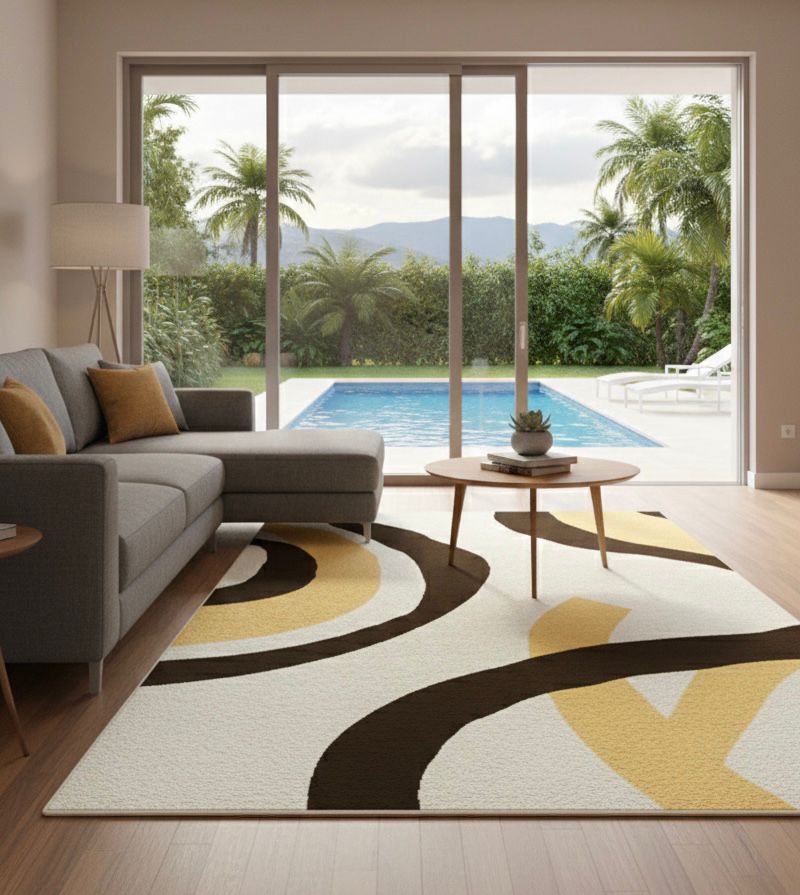 Amber Currents Handtufted Rugs