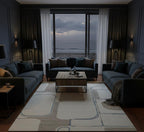 Soft Stone Geometry Handtufted Rugs