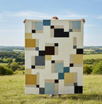 Abstract Quadrant Handtufted Rugs
