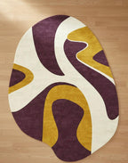 Amorphous Aura Irregular Rugs