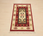 Balkan Geometric kilim Rugs