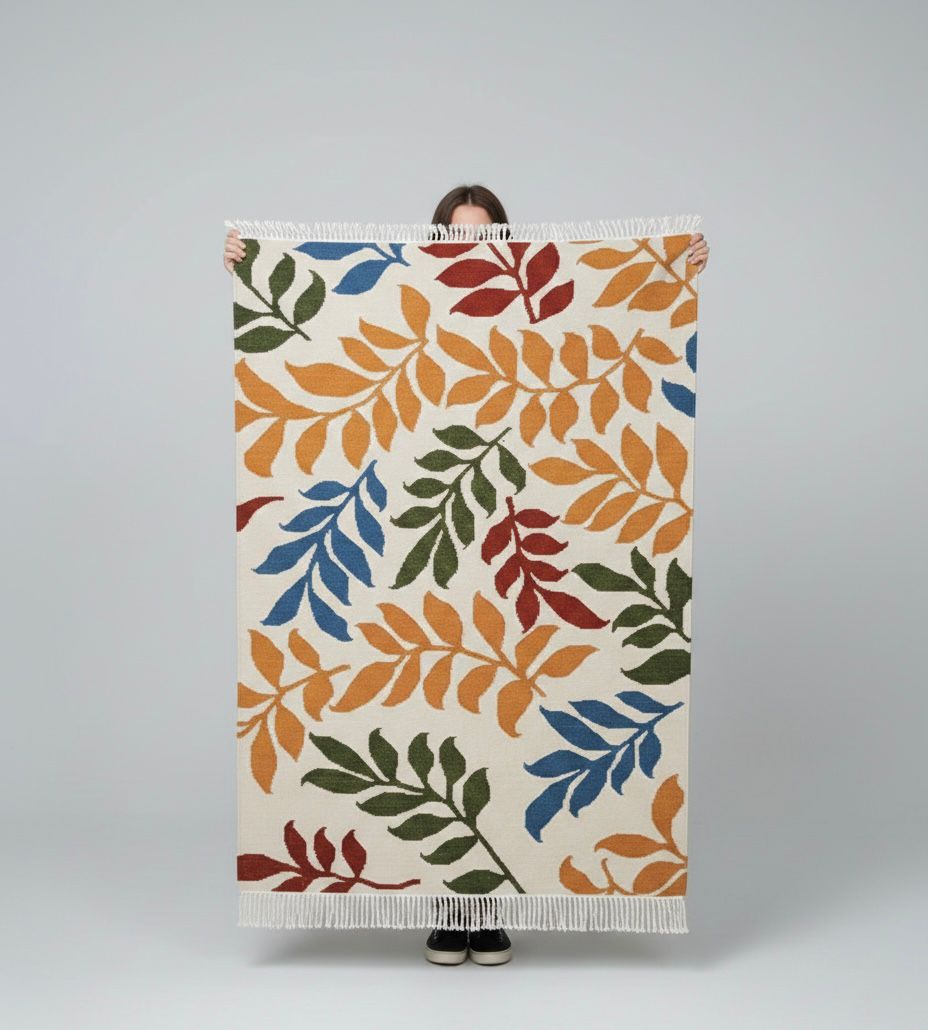 Seasons in Bloom Dhurrie Rugs