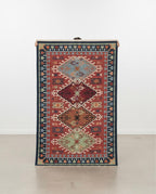 Vibrant Geometric Kilim Area Rug