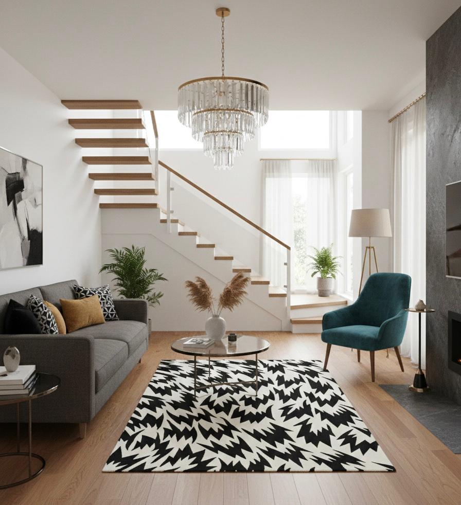 Monochrome Pulse Handtufted Rugs