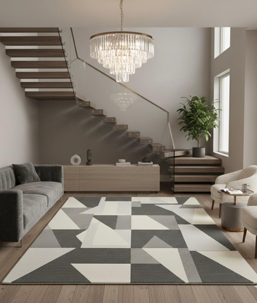 The Cubist Current Handtufted Rugs
