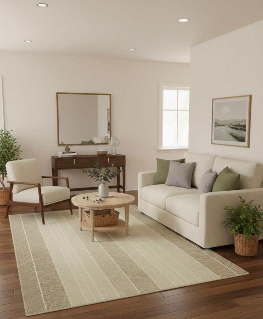 Herringbone Stripe Handtufted Rugs