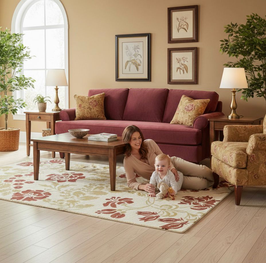 Vintage Vine Tapestry Handtufted Rugs
