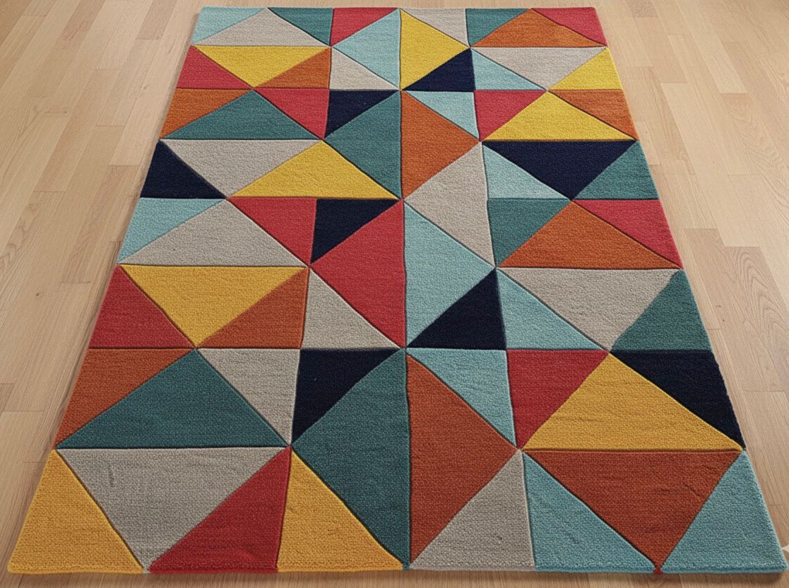 Prismatic Geometry Handtufted Rugs