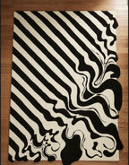Monochrome Melt Irregular Rugs