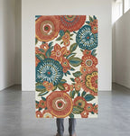 Moss Evergreen Floral Handtufted Rugs