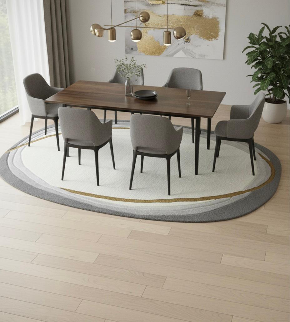 The Sculpted Echo Irregular Rugs