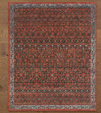 Terracotta Antique Persian Handtufted Rugs