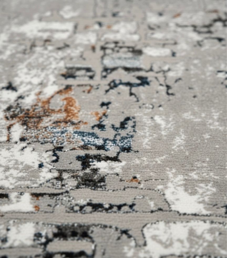 Modern grey&blue Turkish imported rugs