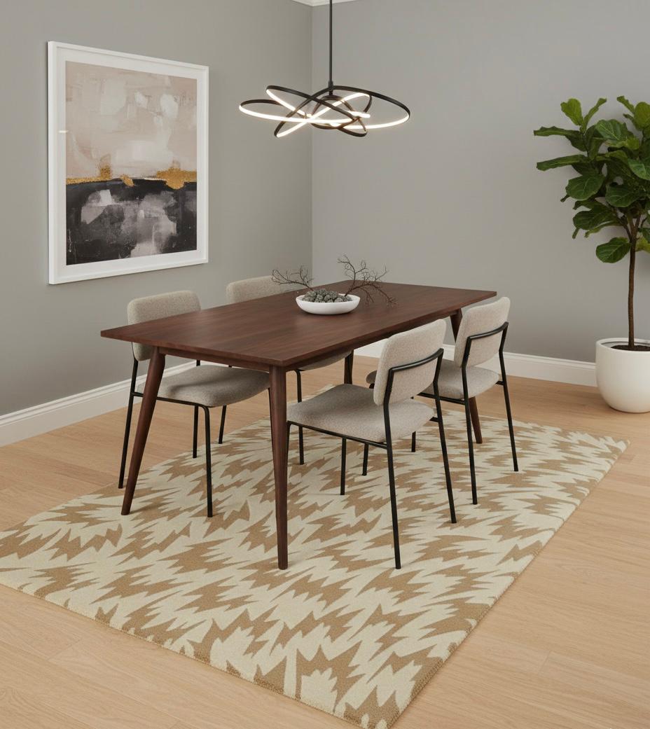 Jagged Sienna Handtufted Rugs