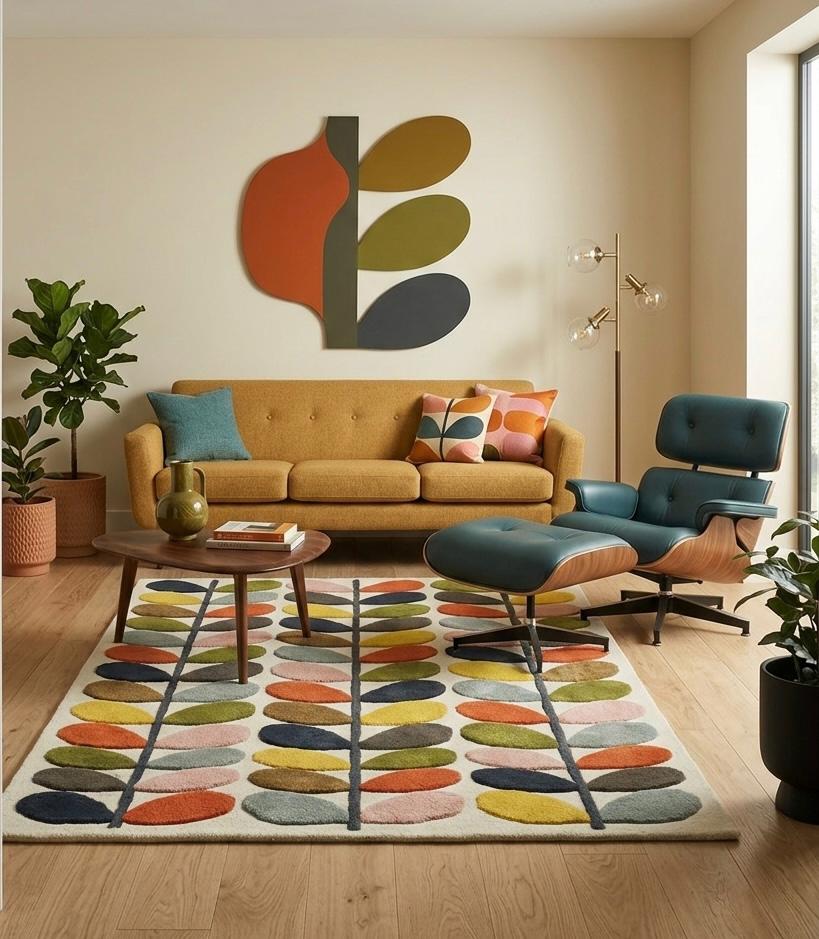 The Mod Leaf Handtufted Rugs