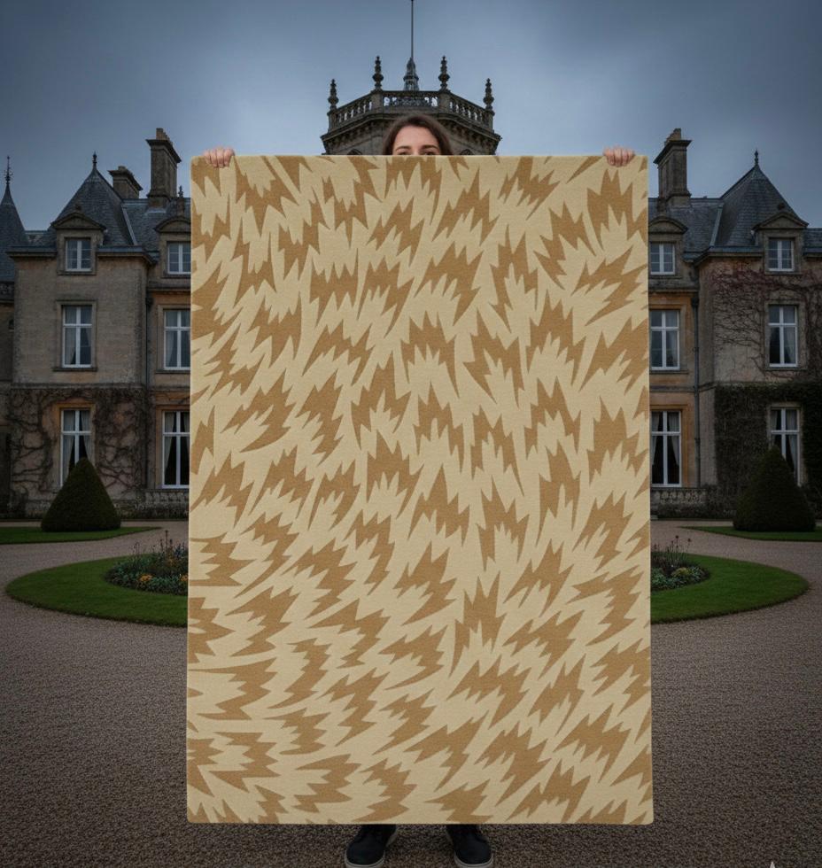 Jagged Sienna Handtufted Rugs