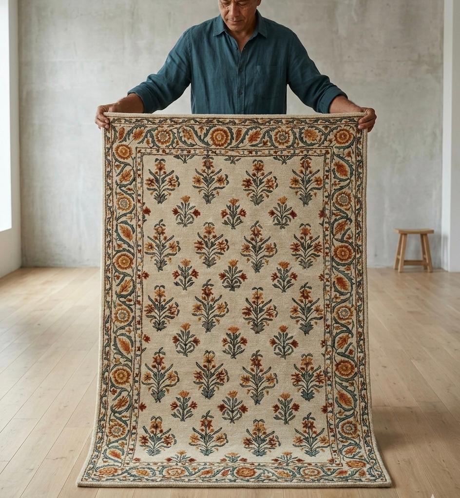 Saffron Garden Handtufted Rugs